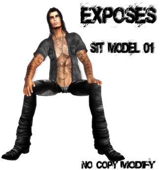 Second Life Marketplace - EXPOSES - SIT MODEL 01 - NO COPY